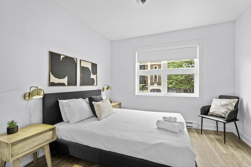 מונטריאול Stylish 2 Bedroom Haven By Jean Talon Market מראה חיצוני תמונה