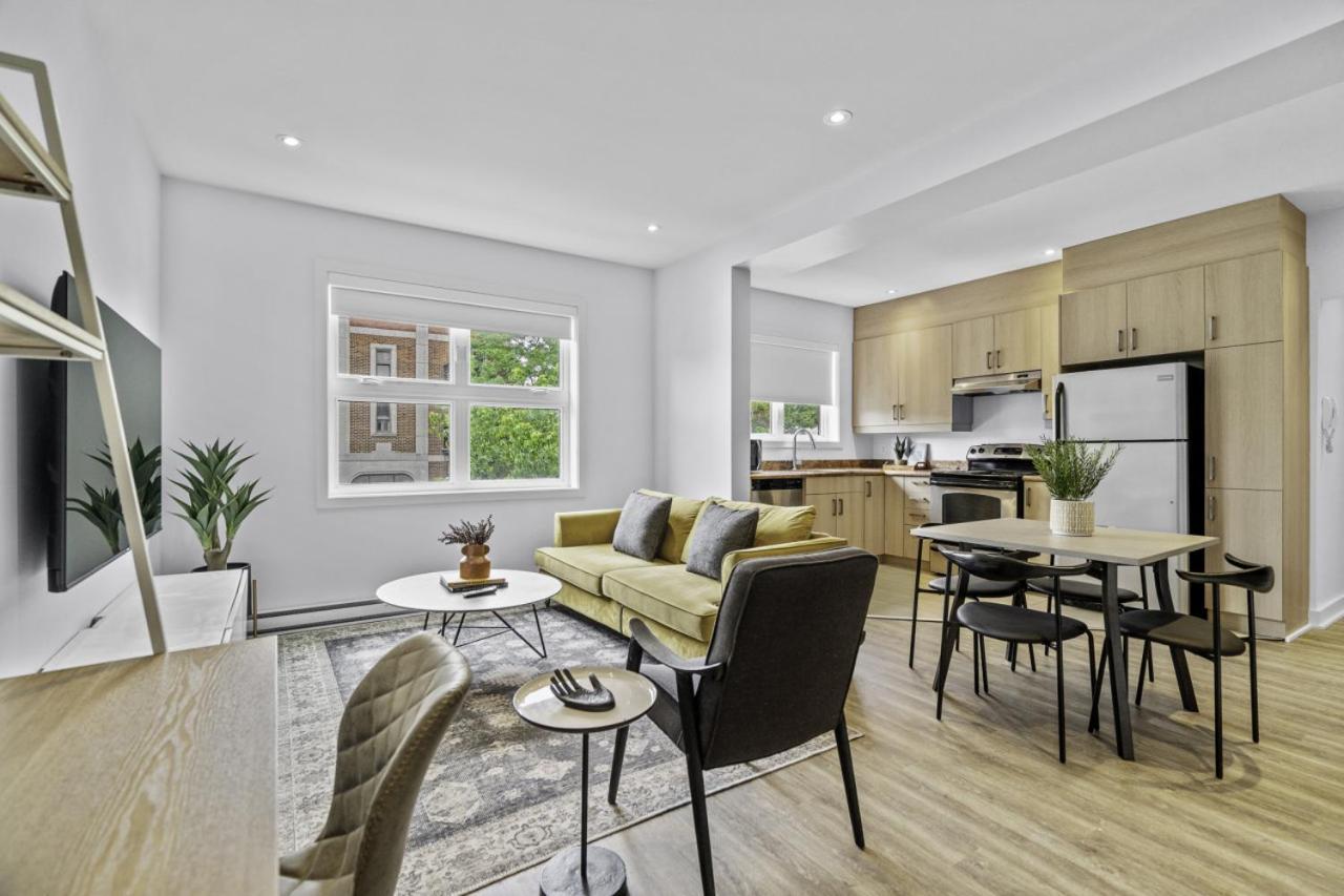 מונטריאול Stylish 2 Bedroom Haven By Jean Talon Market מראה חיצוני תמונה